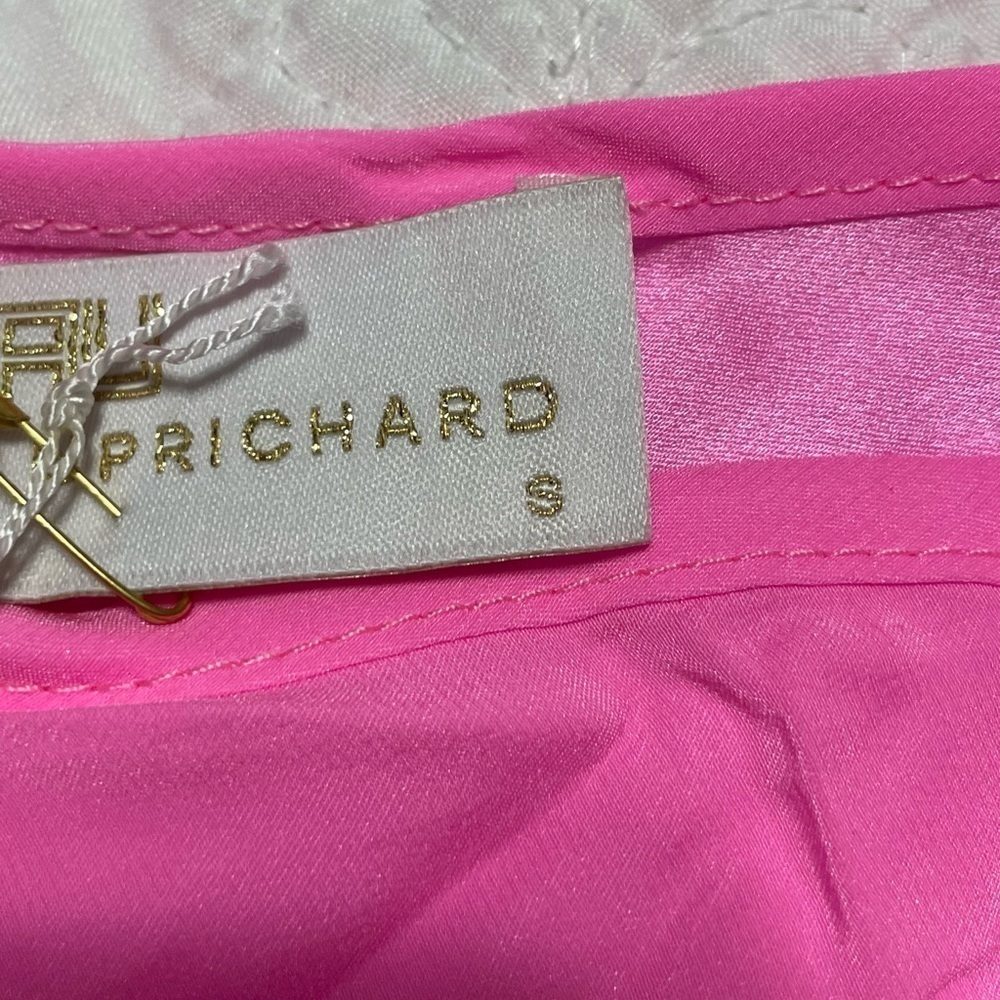 Amanda Uprichard Sleeveless Silk Top in Pink S - Picture 10 of 11